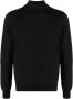 Tagliatore Zwarte Sweaters Lupetto Rasato Zwart Heren - Thumbnail 1