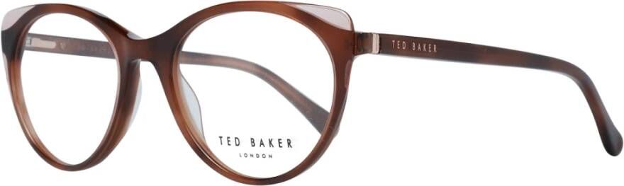 Ted Baker Stijlvolle ronde optische monturen met veerscharnieren Brown Dames