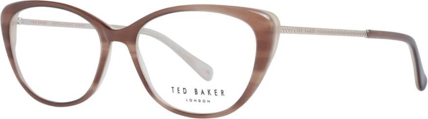 Ted Baker Bruine Cat Eye Dames Optische Monturen Brown Dames