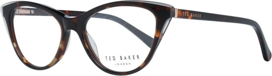 Ted Baker Bruine Cat Eye Optische Monturen Brown Dames