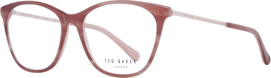 Ted Baker Rode Cat Eye Optische Monturen Red Dames