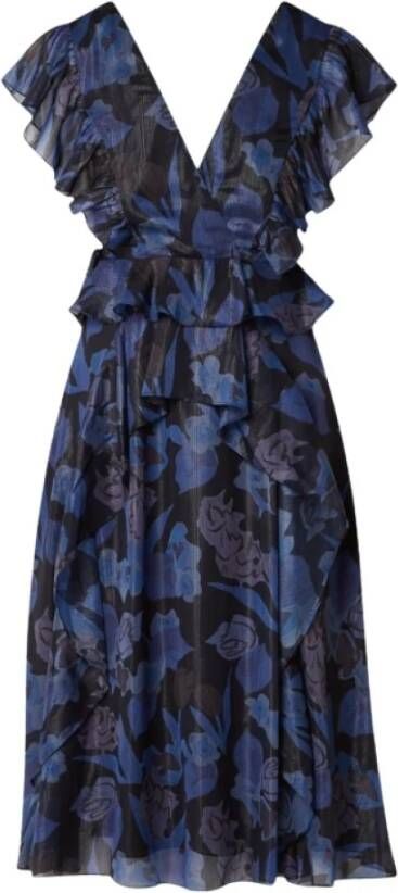Ted Baker Midi -jurken Blauw Dames