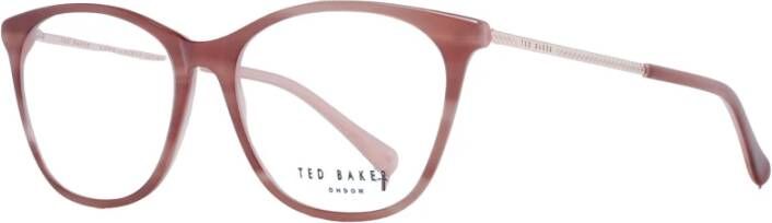 Ted Baker Rode Cat Eye Optische Monturen Red Dames