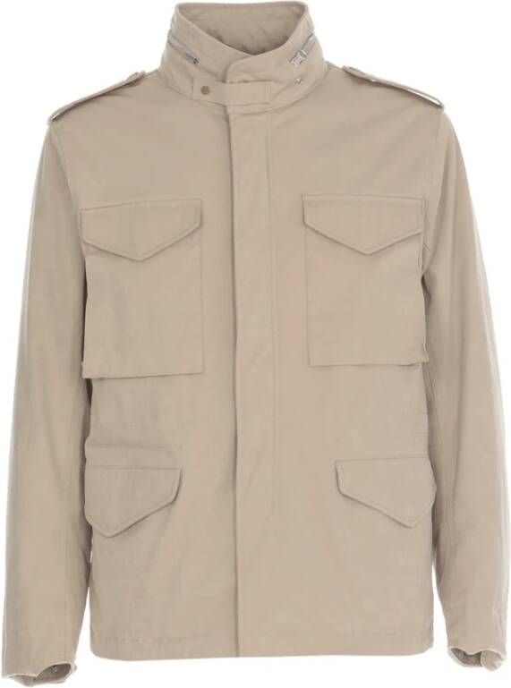 Ten C Light Jackets Beige Heren