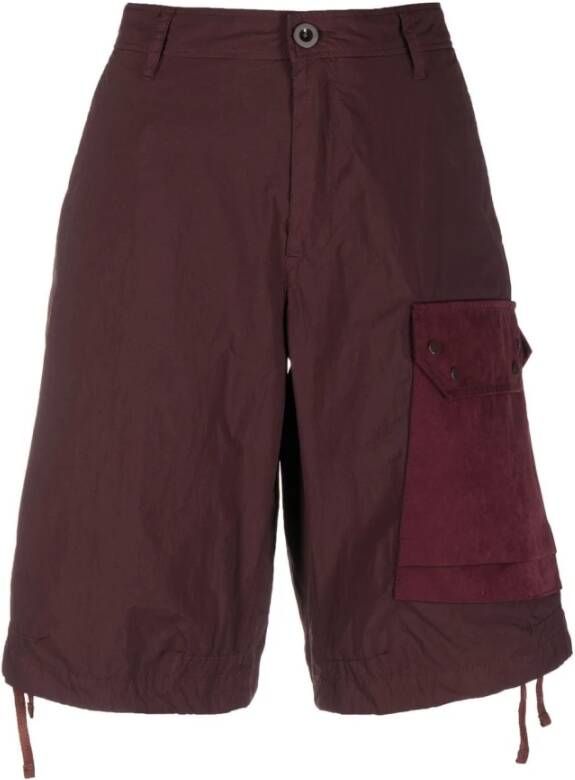 Ten C Long Shorts Purple Heren
