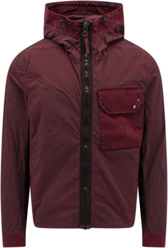 Ten C Men Clothing Jackets Coats Purple Ss23 Paars Heren