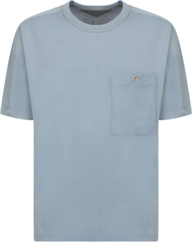 Ten C Stijlvolle Blauwe T-Shirt voor Heren Blauw Heren