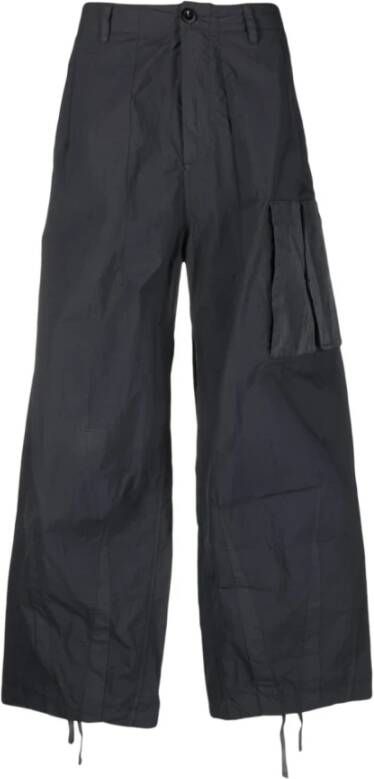 Ten C Straight Trousers Grijs Heren