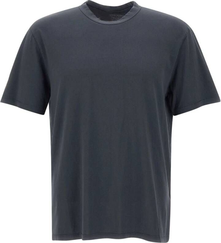Ten C Katoenen T-shirt met Patch Logo Black Heren