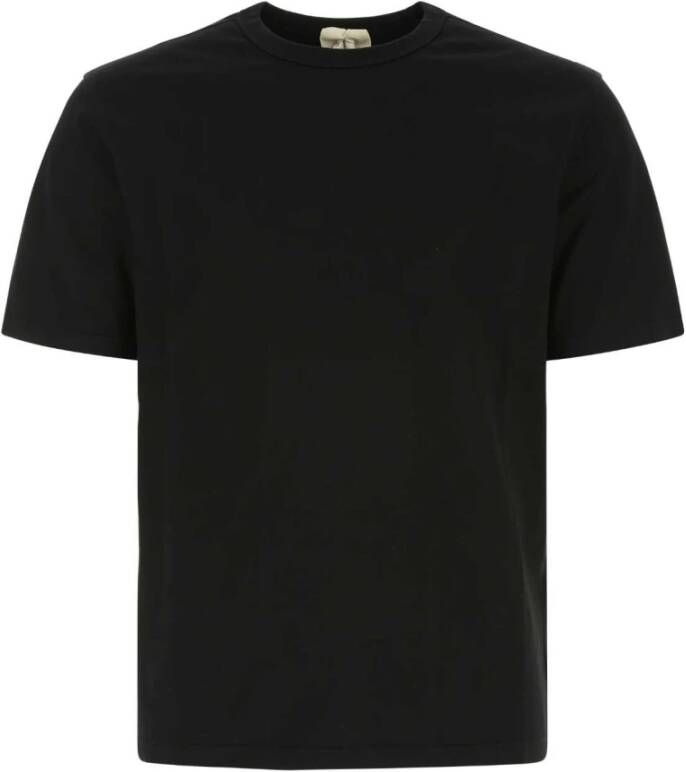 Ten C Zwart katoenen t-shirt Zwart Heren