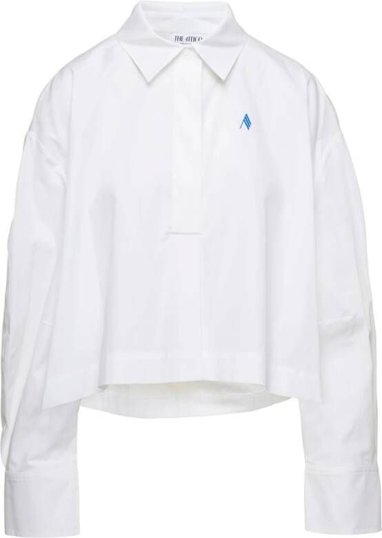 The Attico Jill Shirt Witte Katoenen Mode White Dames