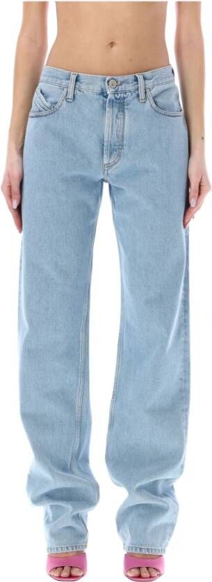 The Attico Brede jeans Blauw Dames