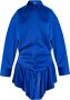 The Attico Candice Dress Blauw Dames - Thumbnail 1
