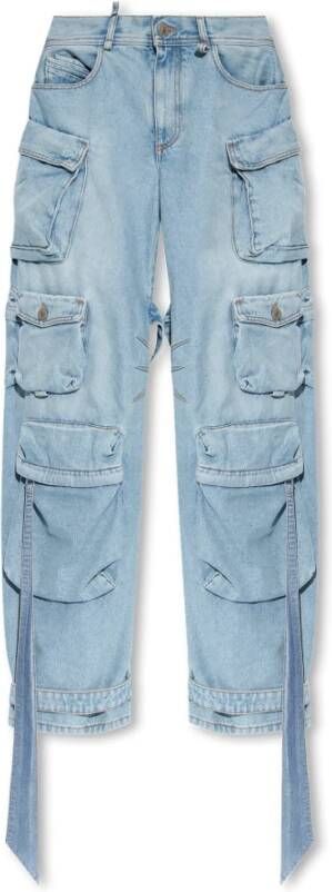 The Attico Cargo jeans Blauw Dames