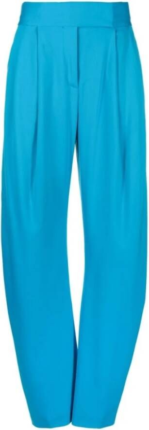 The Attico Cropped Trousers Blauw Dames