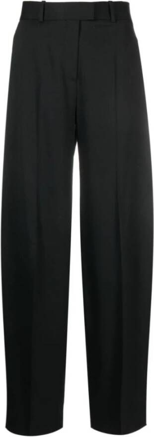 The Attico Cropped Trousers Zwart Dames