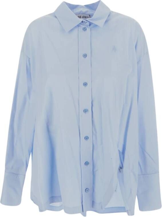 The Attico Diana Shirt Stijlvol en Trendy Blauw Dames