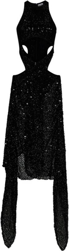 The Attico Dresses Zwart Dames