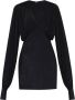 The Attico Casual Zwarte Mini Jurk Black Dames - Thumbnail 1