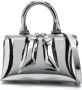 The Attico Zilveren Mini Tote Tas met Verstelbare Schouderband Gray Dames - Thumbnail 3