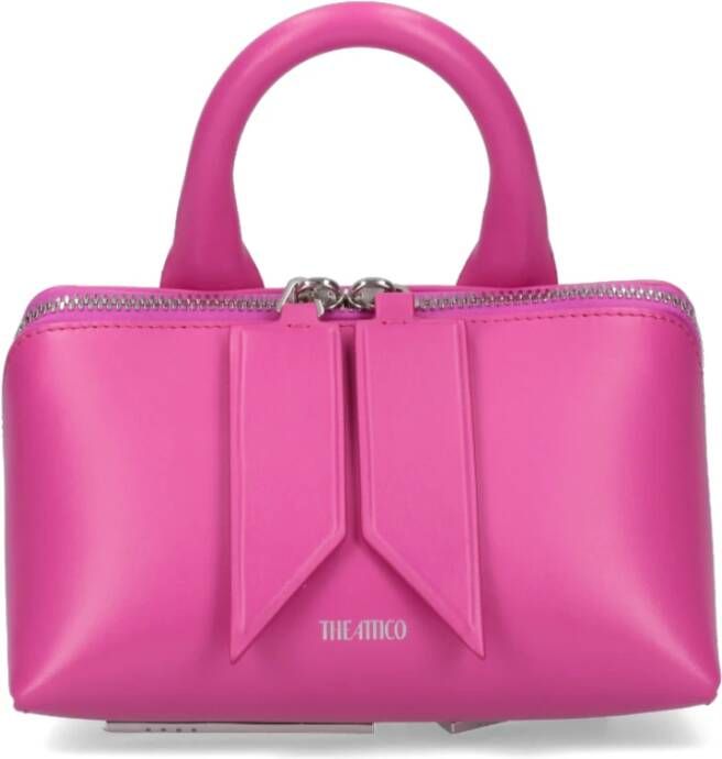 The Attico Fuchsia Friday Top-Handle Tote Bag Pink Dames