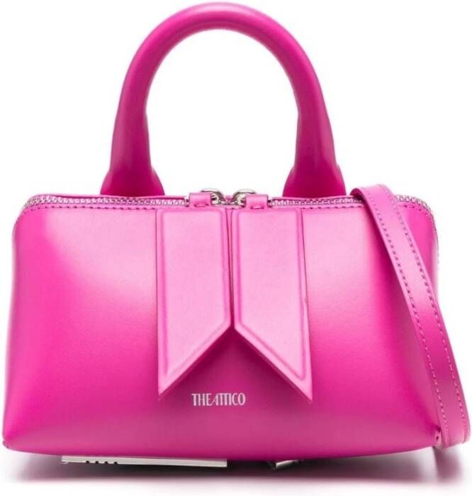The Attico Fuchsia Friday Top-Handle Tote Bag Pink Dames