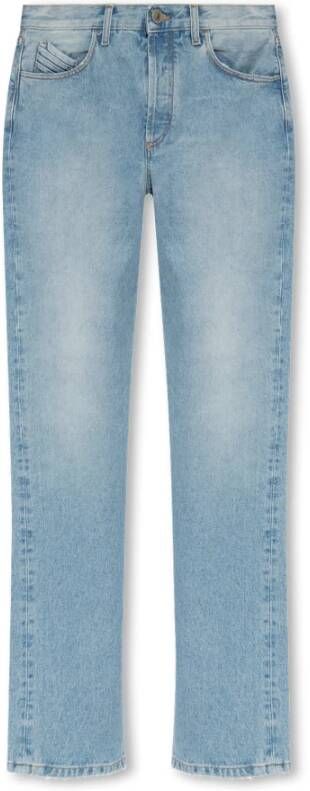 The Attico Jeans met rechte pijpen Blauw Dames