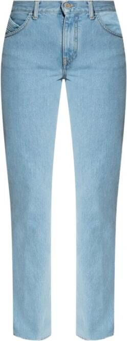 The Attico rechte jeans Blauw Dames
