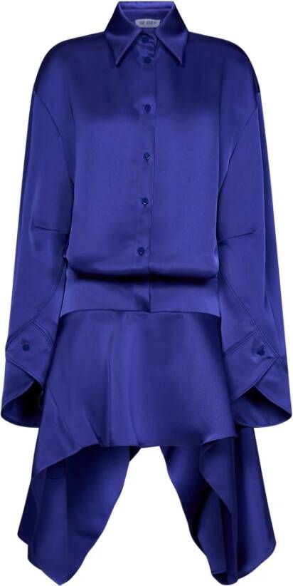 The Attico Shirt Dresses Blauw Dames