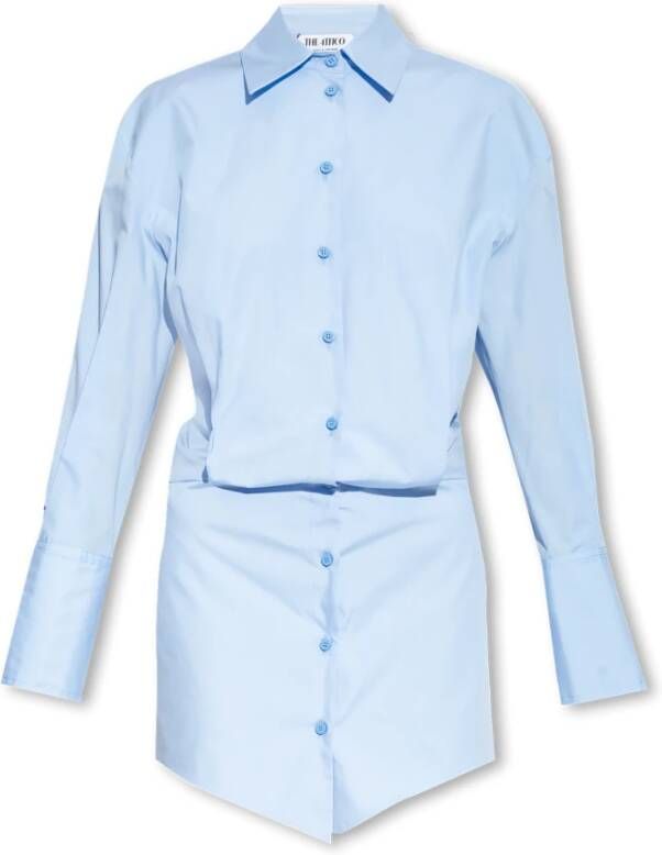 The Attico Silvye mini jurk Blauw Dames