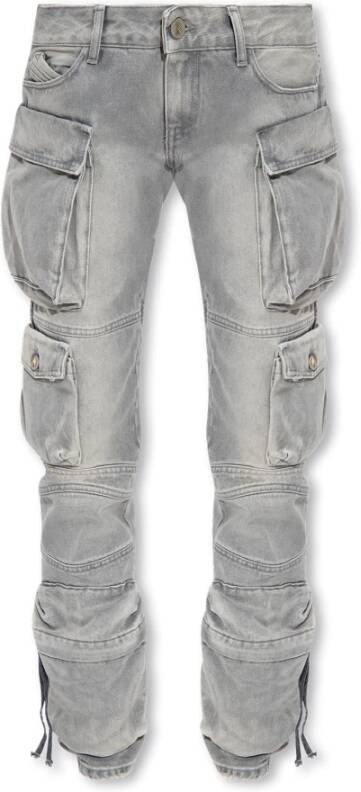 The Attico Skinny Jeans Grijs Dames