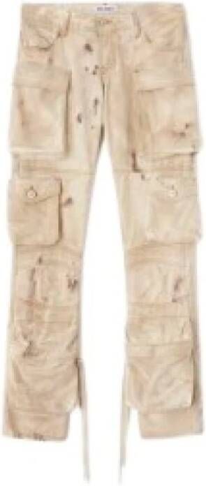 The Attico Stijlvolle Broek Beige Dames