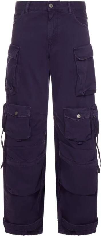The Attico Straight Trousers Paars Dames