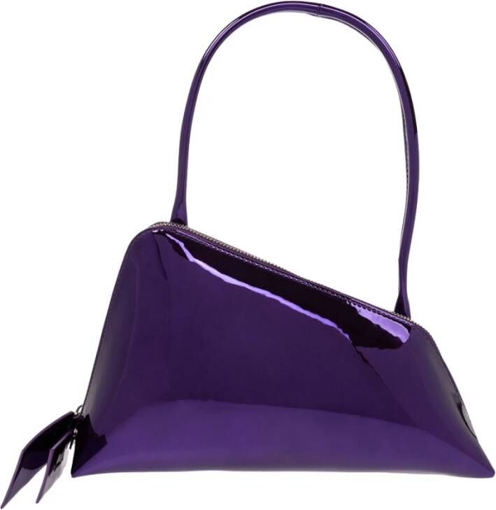 The Attico Sunrise shoulder bag Purple Dames