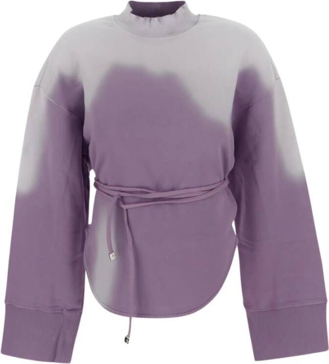 The Attico Sweatshirt Purple Dames