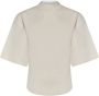 The Attico 507 Ivory T-Shirt voor vrouwen Beige Dames - Thumbnail 1