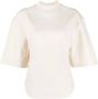 The Attico 507 Ivory T-Shirt voor vrouwen Beige Dames - Thumbnail 3
