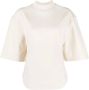 The Attico 507 Ivory T-Shirt voor vrouwen Beige Dames - Thumbnail 3