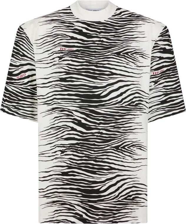 The Attico T-Shirts Wit Dames