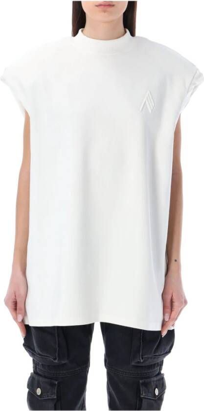 The Attico T-shirts Wit Dames