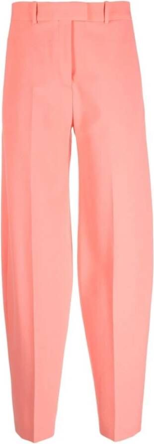 The Attico Tapered Trousers Pink Dames