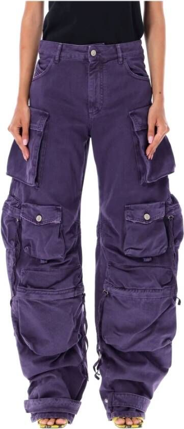 The Attico Trousers Paars Dames