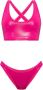 The Attico Fuchsia Roze Bikini Set Pink Dames - Thumbnail 1