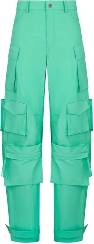 The Attico Varen vrachtbroek Groen Dames