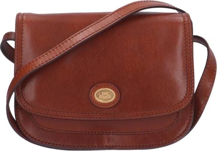 The Bridge Bruine Schoudertas voor Vrouwen Brown Unisex