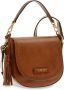The Bridge Bruine Leren Schoudertas Retro Stijl Brown Dames - Thumbnail 1