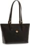 The Bridge Zwarte Leren Shopper Tas Black Dames - Thumbnail 1