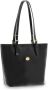 The Bridge Zwarte Leren Shopper Tas Black Dames - Thumbnail 1