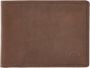 The Bridge Bruin Leren Portemonnee Brown Heren - Thumbnail 1