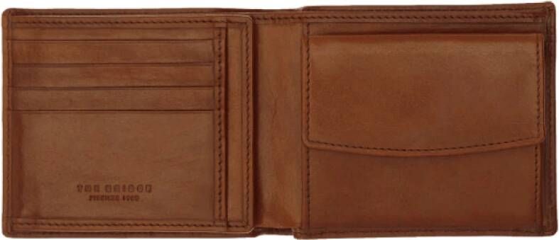 The Bridge Heren Leren Portemonnee II Brown Heren